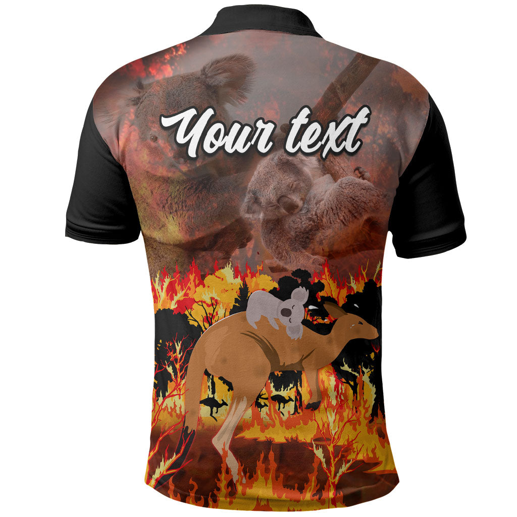 Personalised Save Wildlife Australia Polo Shirt Australia Bushfire Recovery Wildlife Support