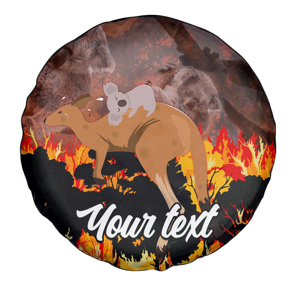 Personalised Save Wildlife Australia Spare Tire Cover Australia Bushfire Recovery Wildlife Support
