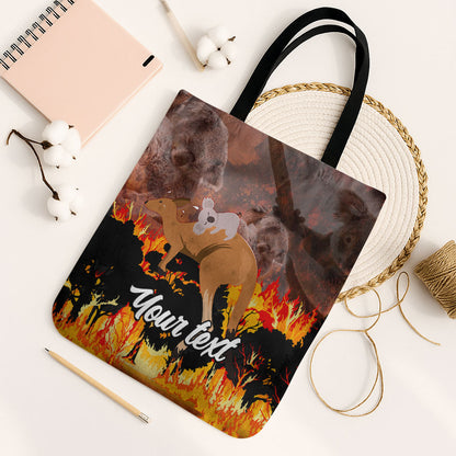 Personalised Save Wildlife Australia Tote Bag Australia Bushfire Recovery Wildlife Support