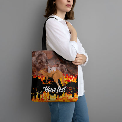 Personalised Save Wildlife Australia Tote Bag Australia Bushfire Recovery Wildlife Support