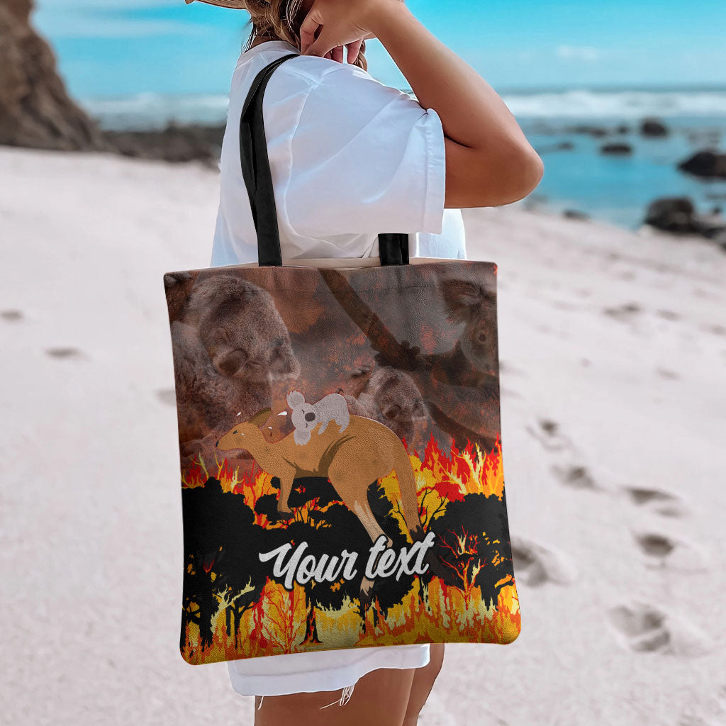 Personalised Save Wildlife Australia Tote Bag Australia Bushfire Recovery Wildlife Support