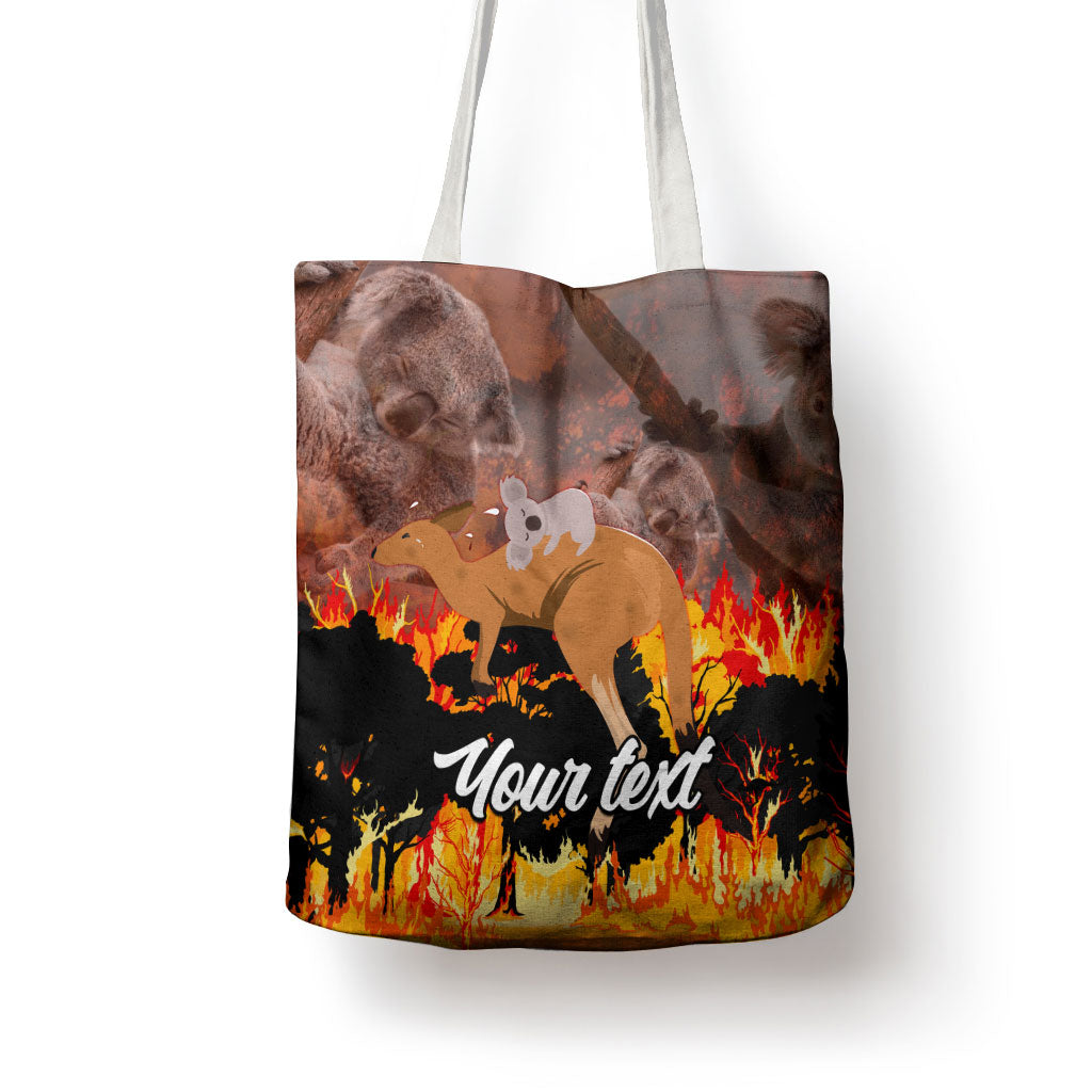 Personalised Save Wildlife Australia Tote Bag Australia Bushfire Recovery Wildlife Support