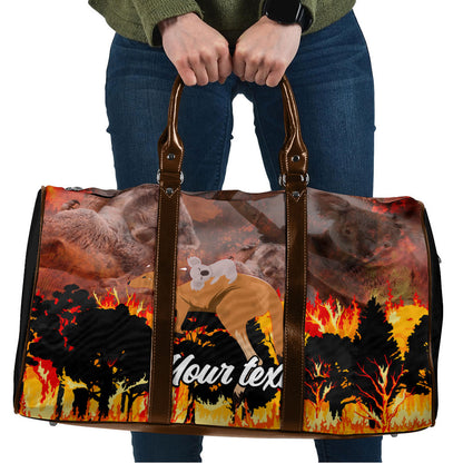 Personalised Save Wildlife Australia Travel Bag Australia Bushfire Recovery Wildlife Support