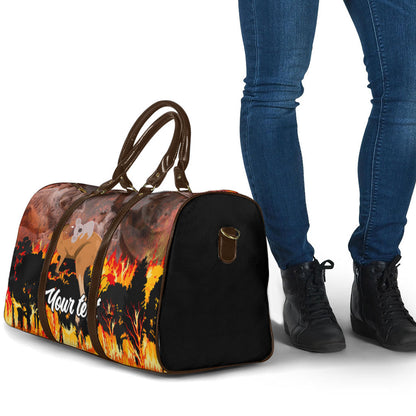 Personalised Save Wildlife Australia Travel Bag Australia Bushfire Recovery Wildlife Support
