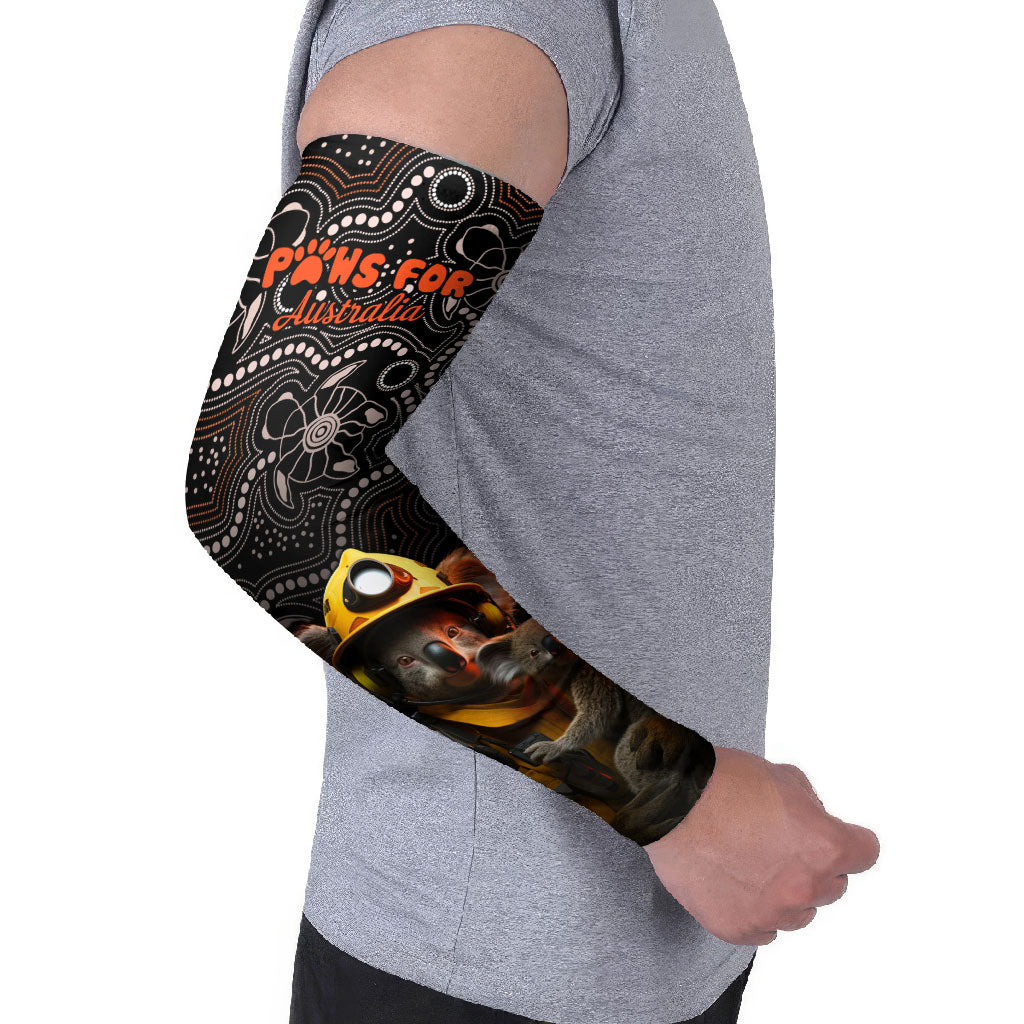 Paws For Australia Arm Sleeves Bushfire Wildlife Support Indigenous Aboriginal