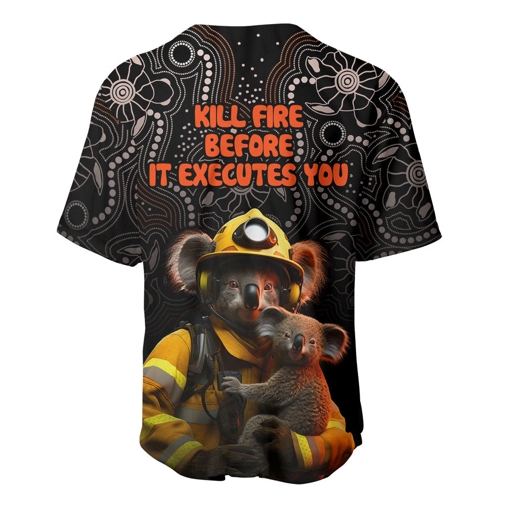 Paws For Australia Baseball Jersey Bushfire Wildlife Support Indigenous Aboriginal