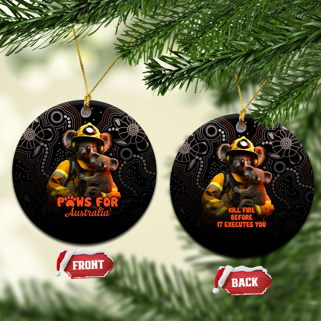 Paws For Australia Ceramic Ornament Bushfire Indigenous Aboriginal