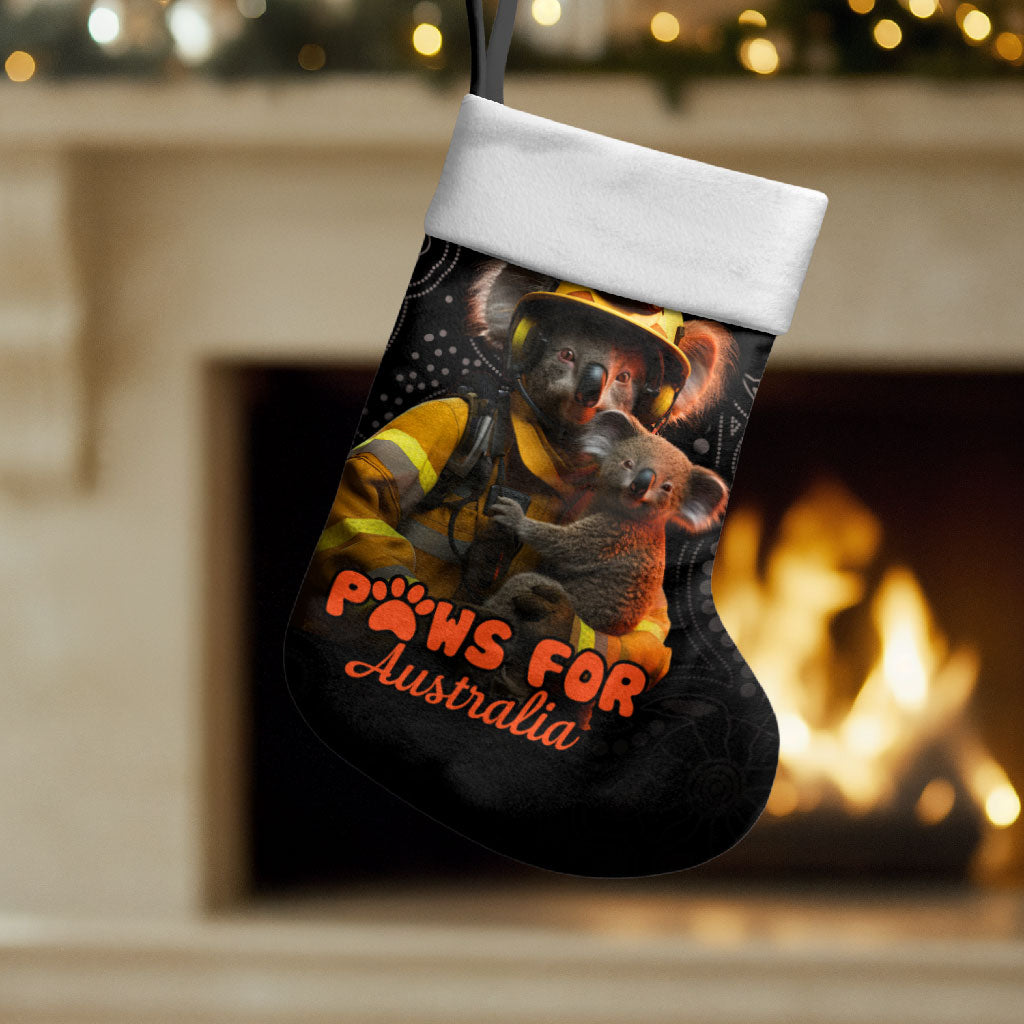 Paws For Australia Christmas Stocking Bushfire Indigenous Aboriginal
