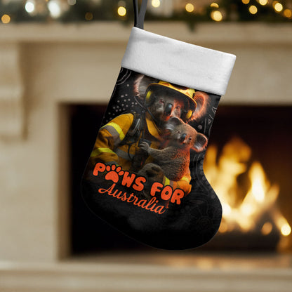 Paws For Australia Christmas Stocking Bushfire Indigenous Aboriginal