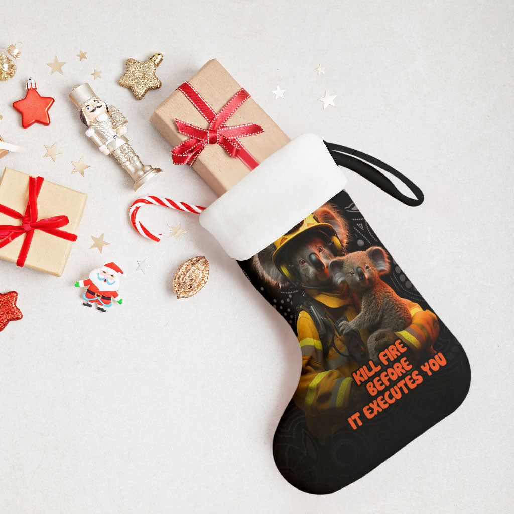 Paws For Australia Christmas Stocking Bushfire Indigenous Aboriginal