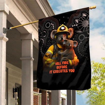 Paws For Australia Garden Flag Bushfire Wildlife Support Indigenous Aboriginal