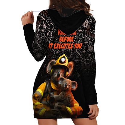 Paws For Australia Hoodie Dress Bushfire Wildlife Support Indigenous Aboriginal