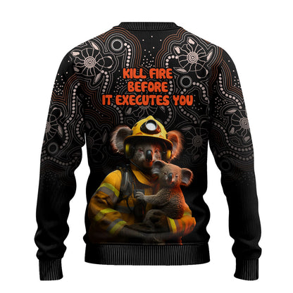 Paws For Australia Ugly Christmas Sweater Bushfire Indigenous Aboriginal