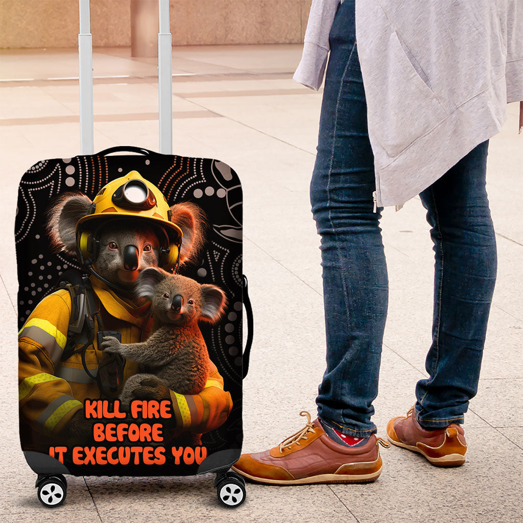 Paws For Australia Luggage Cover Bushfire Wildlife Support Indigenous Aboriginal
