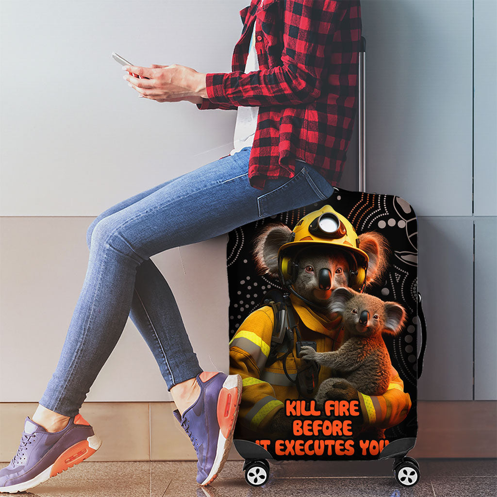 Paws For Australia Luggage Cover Bushfire Wildlife Support Indigenous Aboriginal