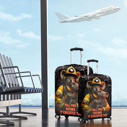 Paws For Australia Luggage Cover Bushfire Wildlife Support Indigenous Aboriginal