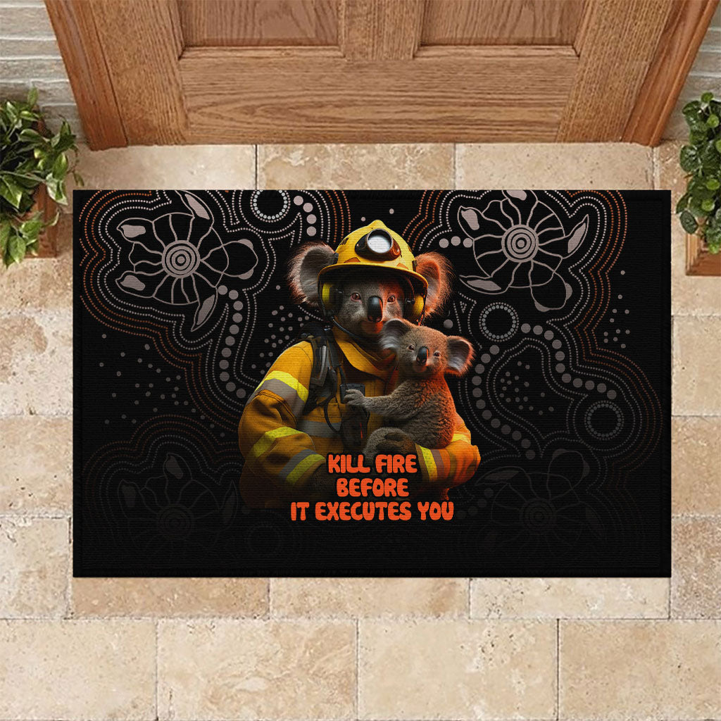Paws For Australia Rubber Doormat Bushfire Wildlife Support Indigenous Aboriginal