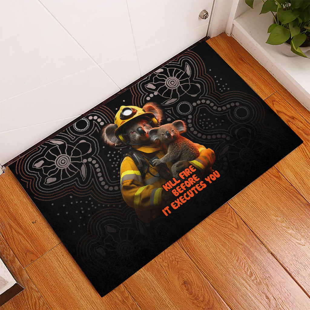 Paws For Australia Rubber Doormat Bushfire Wildlife Support Indigenous Aboriginal