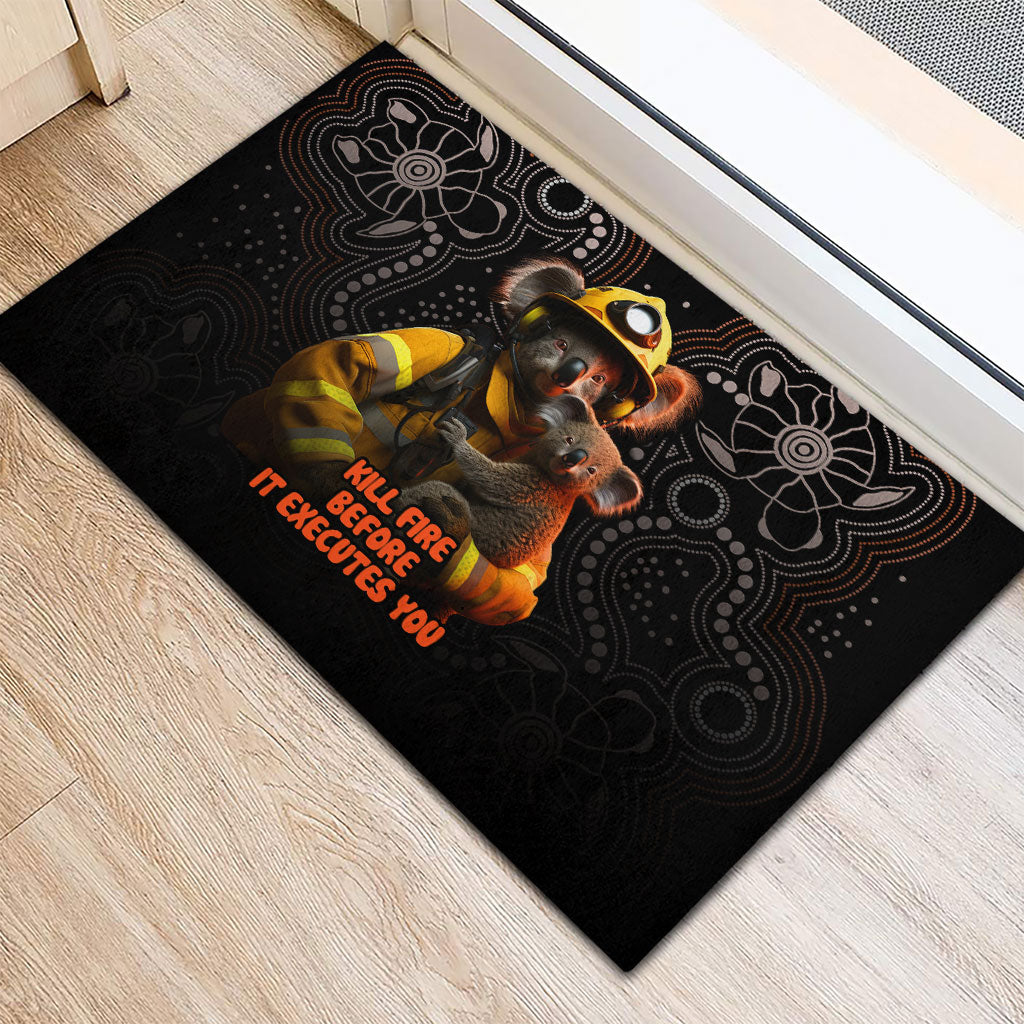 Paws For Australia Rubber Doormat Bushfire Wildlife Support Indigenous Aboriginal