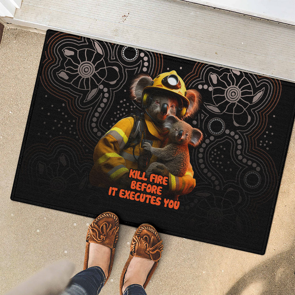 Paws For Australia Rubber Doormat Bushfire Wildlife Support Indigenous Aboriginal