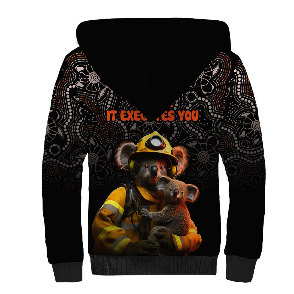 Paws For Australia Sherpa Hoodie Bushfire Wildlife Support Indigenous Aboriginal