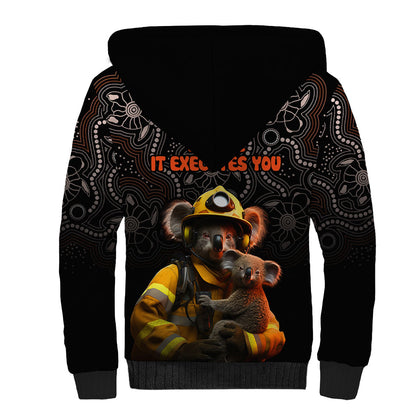 Paws For Australia Sherpa Hoodie Bushfire Wildlife Support Indigenous Aboriginal