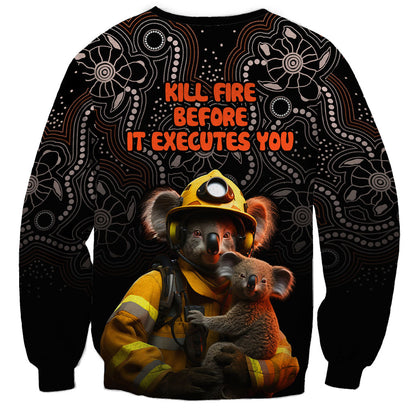 Paws For Australia Sweatshirt Bushfire Wildlife Support Indigenous Aboriginal
