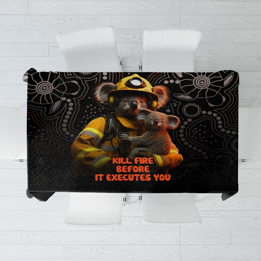 Paws For Australia Tablecloth Bushfire Wildlife Support Indigenous Aboriginal