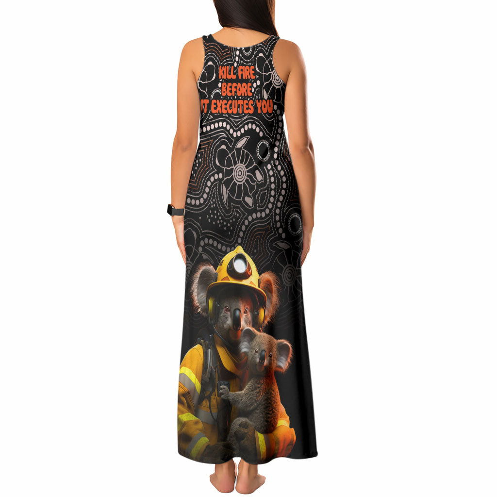 Paws For Australia Tank Maxi Dress Bushfire Wildlife Support Indigenous Aboriginal