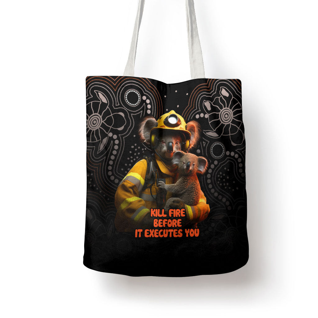 Paws For Australia Tote Bag Bushfire Wildlife Support Indigenous Aboriginal