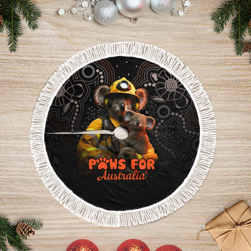 Paws For Australia Tree Skirt Bushfire Indigenous Aboriginal