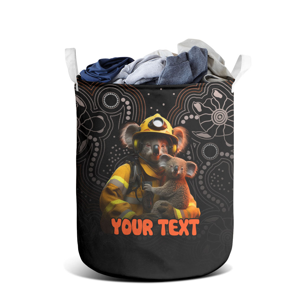 Personalised Paws For Australia Laundry Basket Bushfire Wildlife Support Indigenous Aboriginal