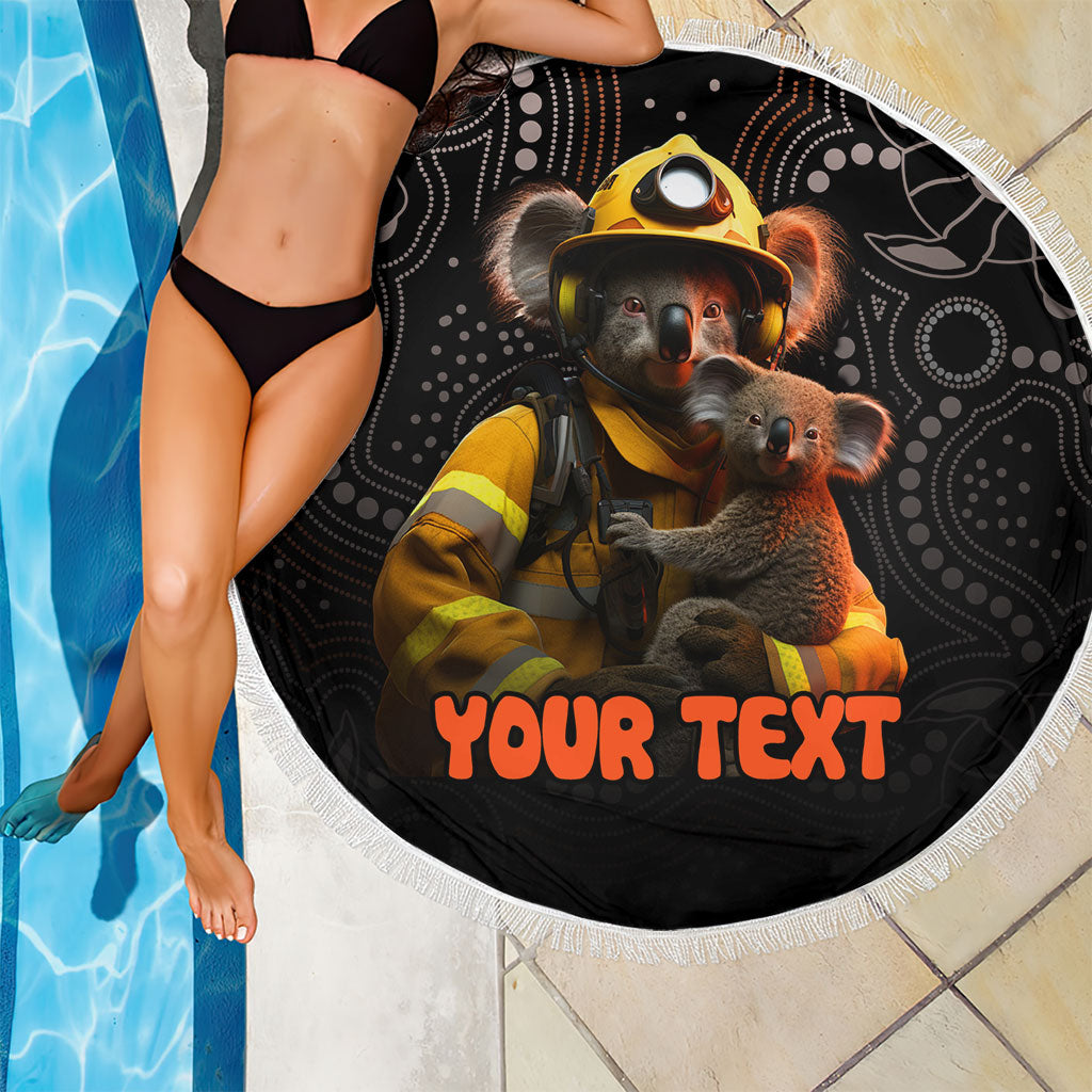 Personalised Paws For Australia Beach Blanket Bushfire Wildlife Support Indigenous Aboriginal