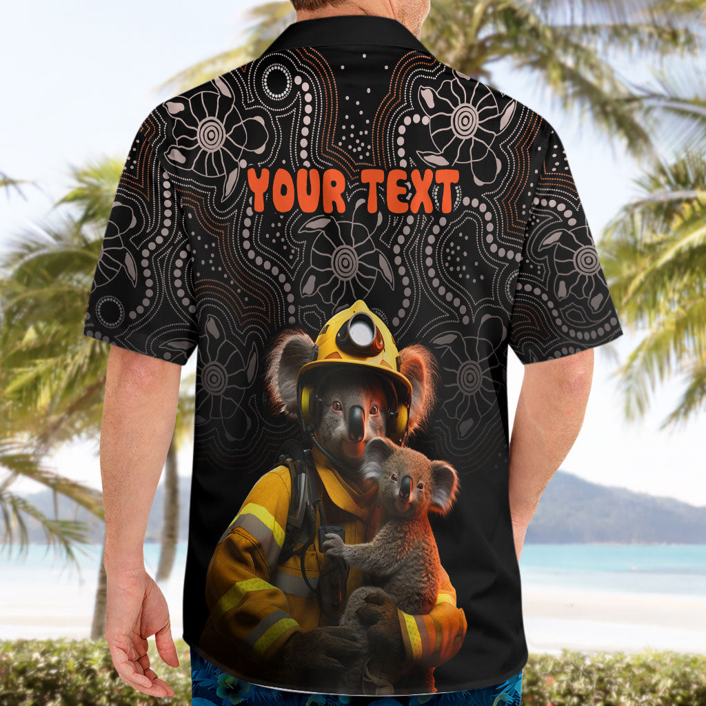 Personalised Paws For Australia Hawaiian Shirt Bushfire Wildlife Support Indigenous Aboriginal