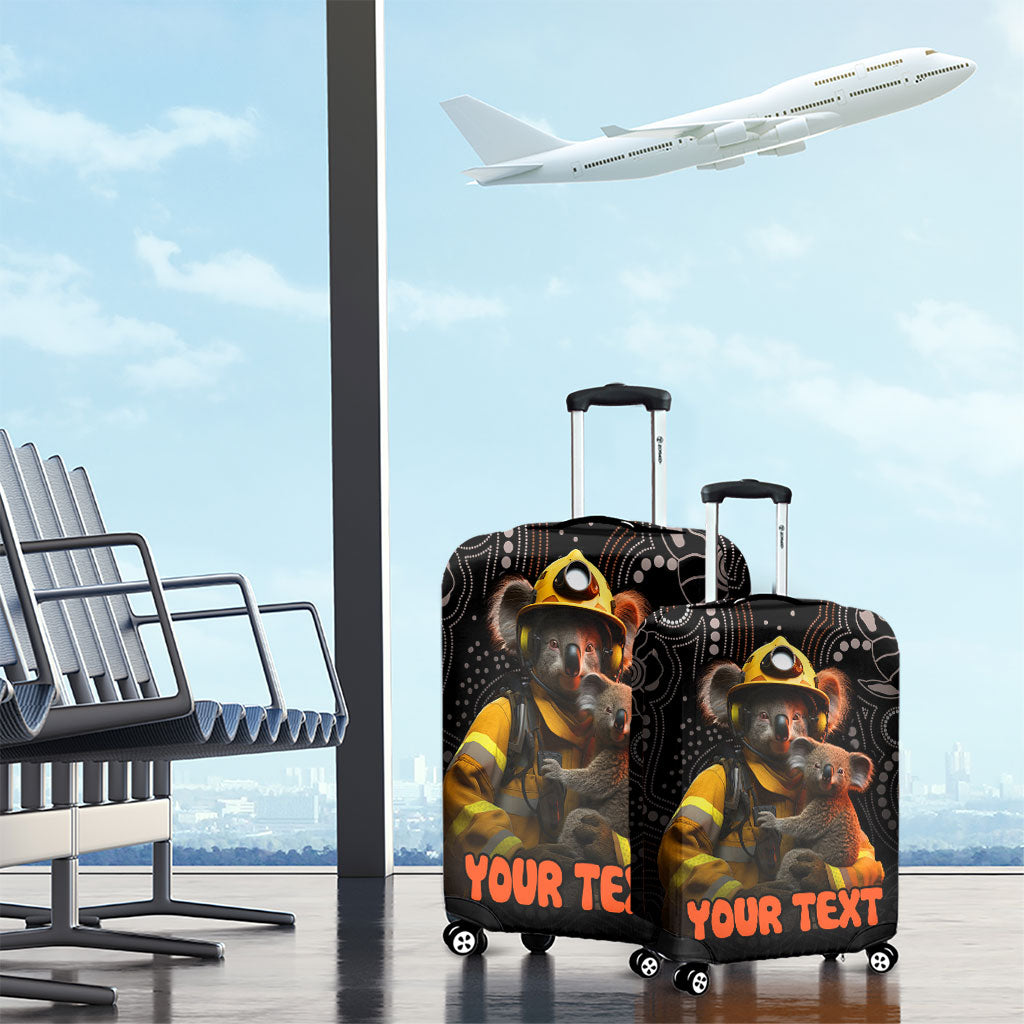 Personalised Paws For Australia Luggage Cover Bushfire Wildlife Support Indigenous Aboriginal