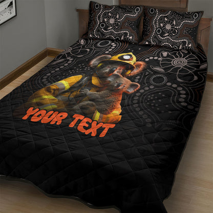 Personalised Paws For Australia Quilt Bed Set Bushfire Wildlife Support Indigenous Aboriginal