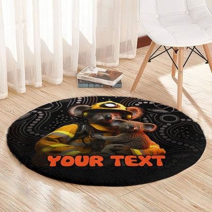 Personalised Paws For Australia Round Carpet Bushfire Wildlife Support Indigenous Aboriginal