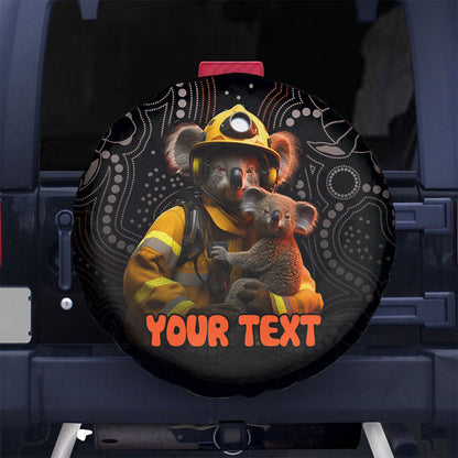 Personalised Paws For Australia Spare Tire Cover Bushfire Wildlife Support Indigenous Aboriginal