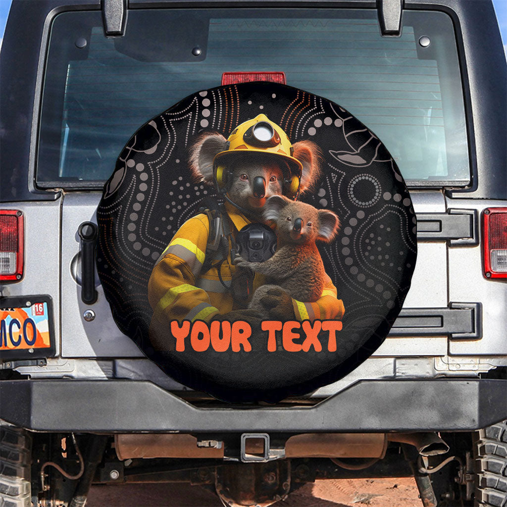 Personalised Paws For Australia Spare Tire Cover Bushfire Wildlife Support Indigenous Aboriginal