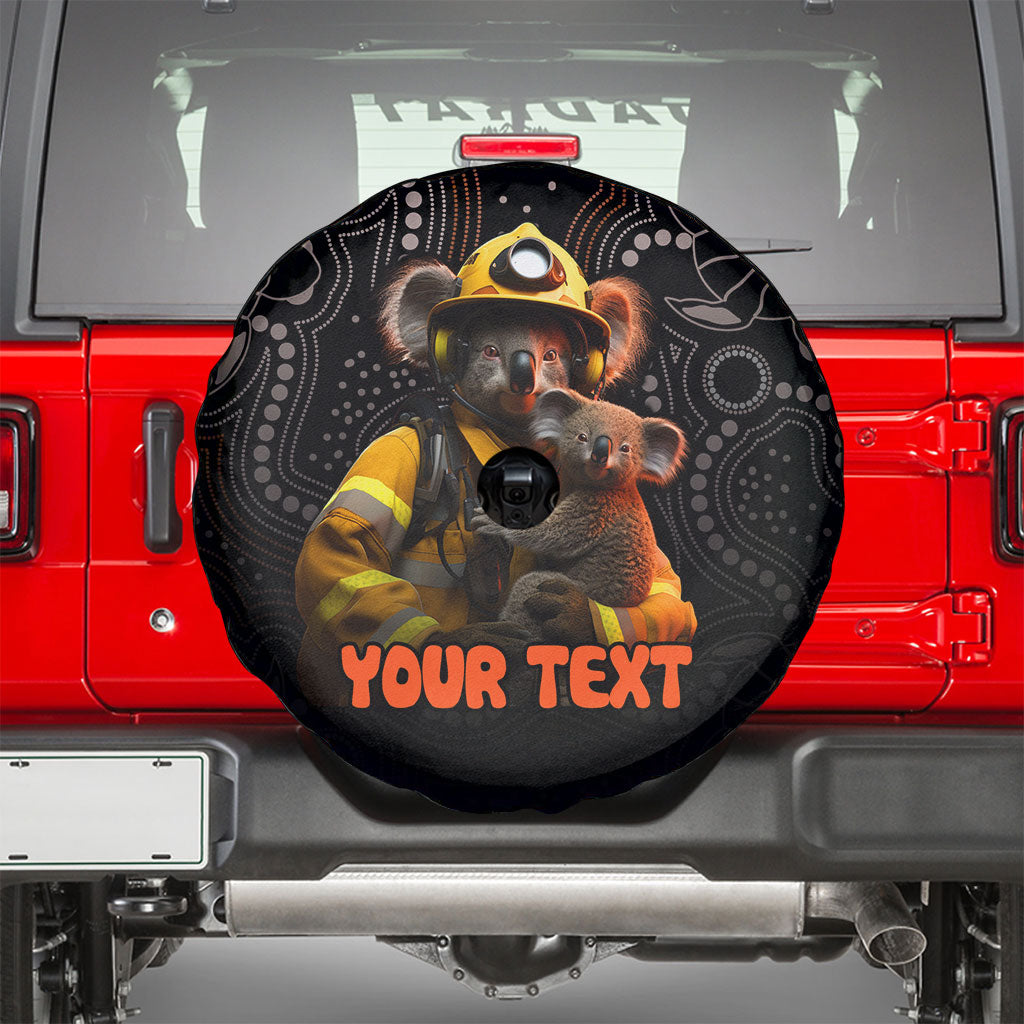 Personalised Paws For Australia Spare Tire Cover Bushfire Wildlife Support Indigenous Aboriginal