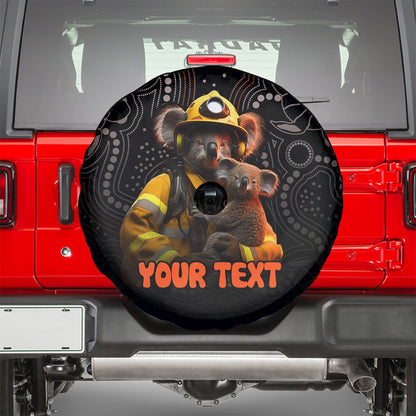 Personalised Paws For Australia Spare Tire Cover Bushfire Wildlife Support Indigenous Aboriginal