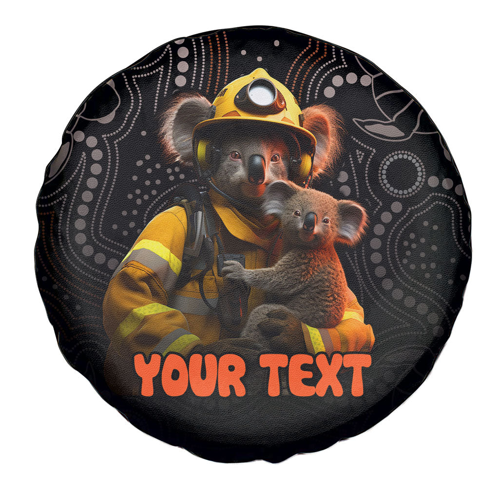 Personalised Paws For Australia Spare Tire Cover Bushfire Wildlife Support Indigenous Aboriginal