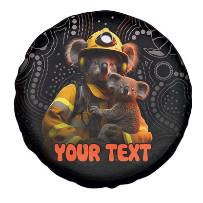 Personalised Paws For Australia Spare Tire Cover Bushfire Wildlife Support Indigenous Aboriginal