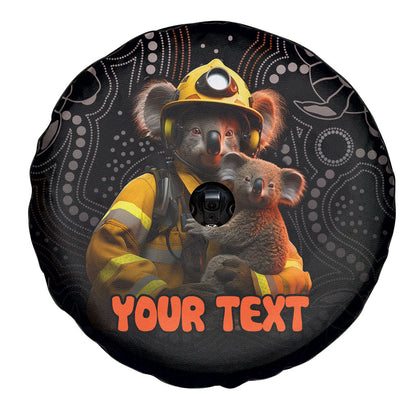 Personalised Paws For Australia Spare Tire Cover Bushfire Wildlife Support Indigenous Aboriginal