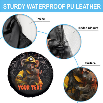 Personalised Paws For Australia Spare Tire Cover Bushfire Wildlife Support Indigenous Aboriginal