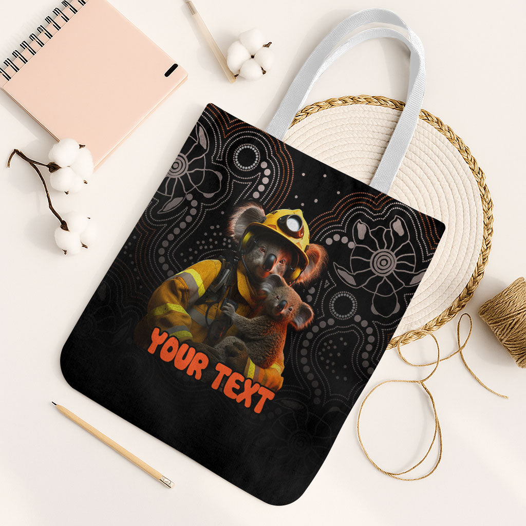 Personalised Paws For Australia Tote Bag Bushfire Wildlife Support Indigenous Aboriginal