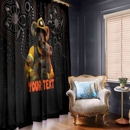 Personalised Paws For Australia Window Curtain Bushfire Wildlife Support Indigenous Aboriginal