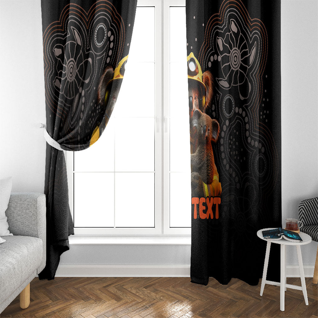 Personalised Paws For Australia Window Curtain Bushfire Wildlife Support Indigenous Aboriginal