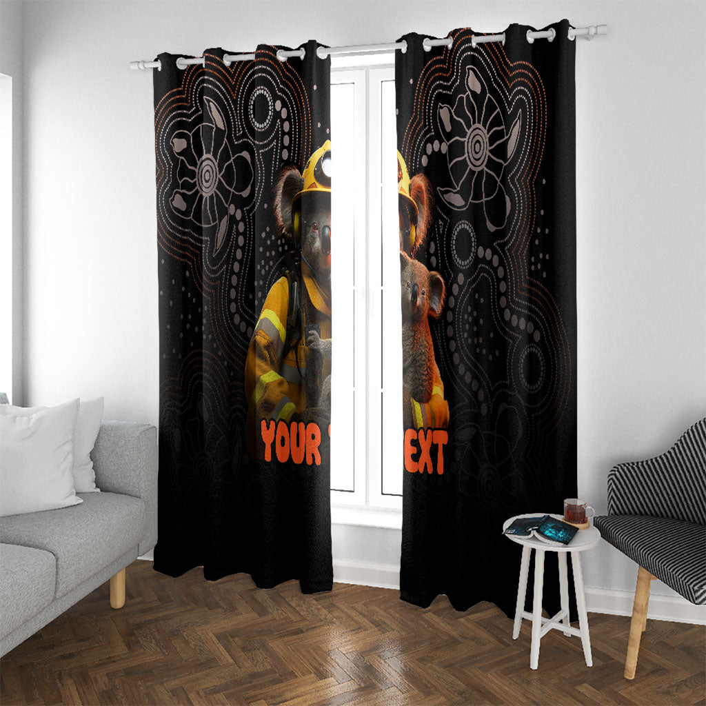 Personalised Paws For Australia Window Curtain Bushfire Wildlife Support Indigenous Aboriginal