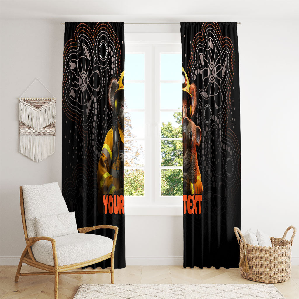 Personalised Paws For Australia Window Curtain Bushfire Wildlife Support Indigenous Aboriginal